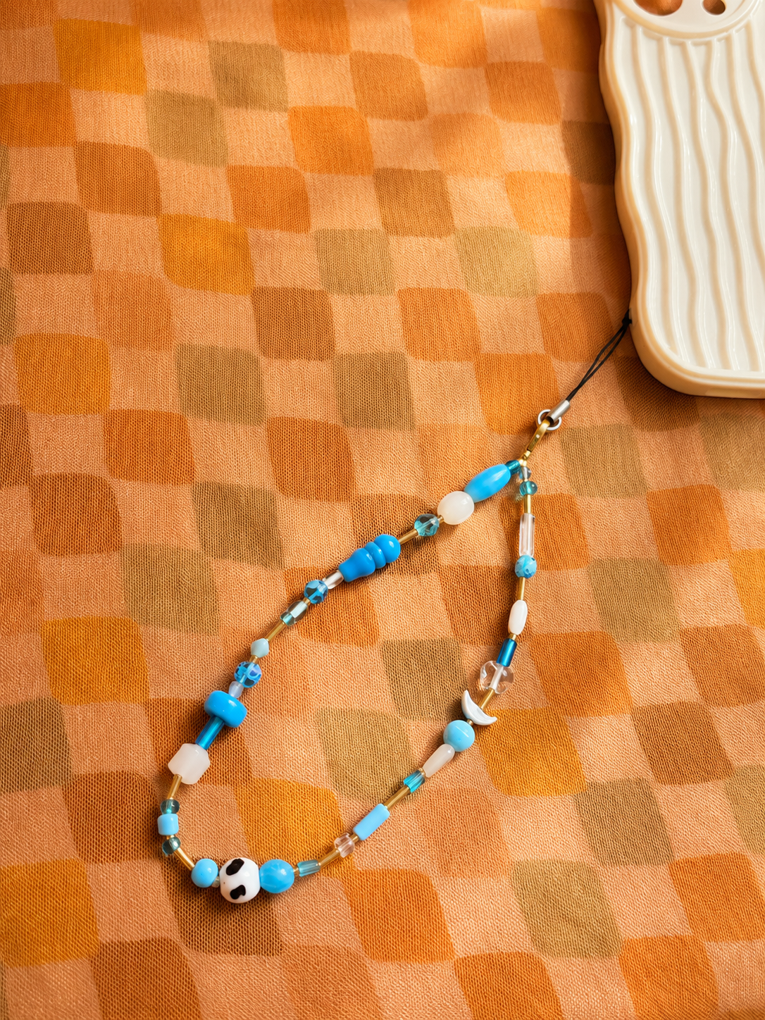 Handmade wrist phone charm