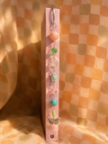 Metal Bookmark with Hand-beaded Charm